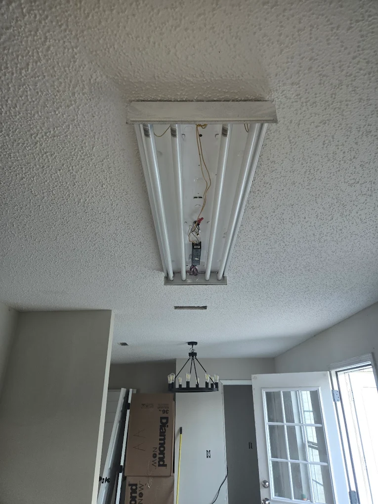 Fluorescent fixture swap
